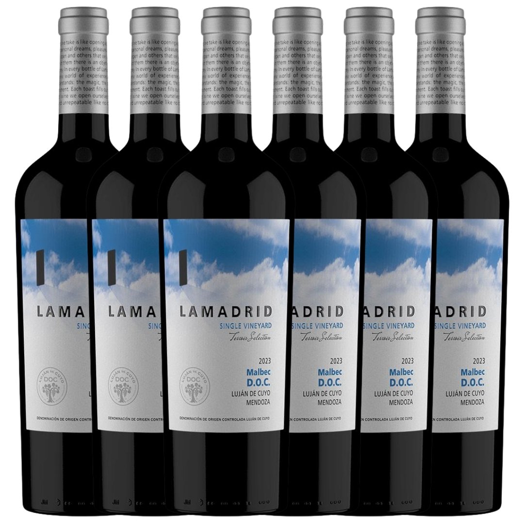 Vino Lamadrid Malbec DOC x6 unidades