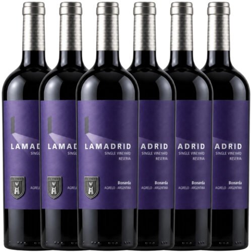 Vino Lamadrid Reserva Bonarda 750ml x6 unidades