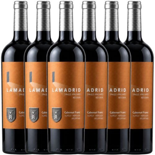 Vino Lamadrid Reserva Cabernet Franc 750ml x6 unidades