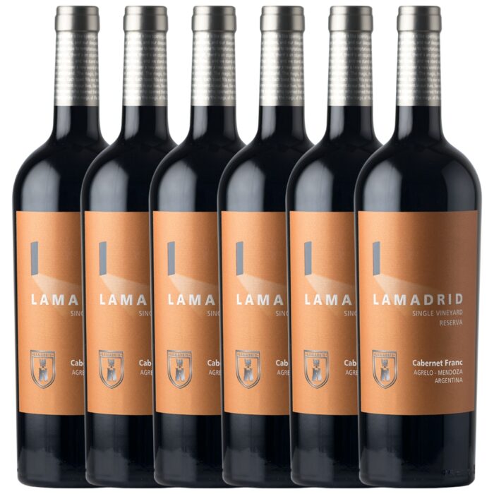 Vino Lamadrid Reserva Cabernet Franc x 6 unidades