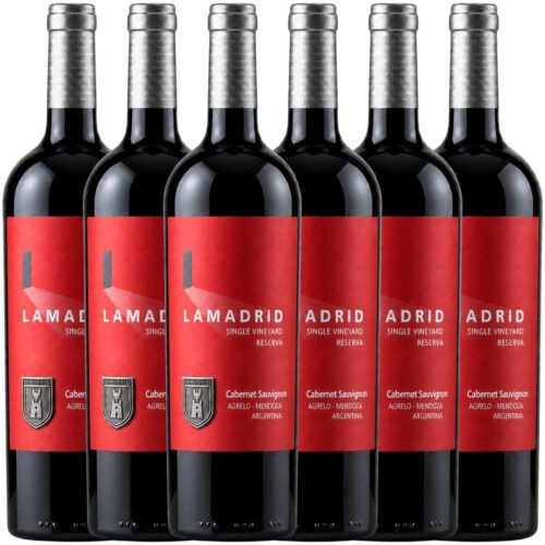 Vino Lamadrid Reserva Cabernet Sauvignon 750ml x6 unidades