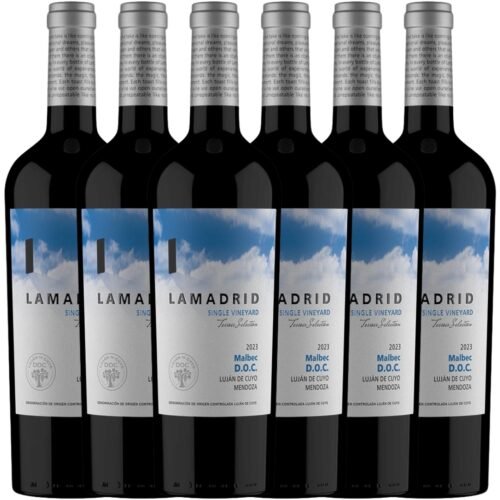 Vino Lamadrid Terroir Selection Malbec DOC 750ml x6 unidades