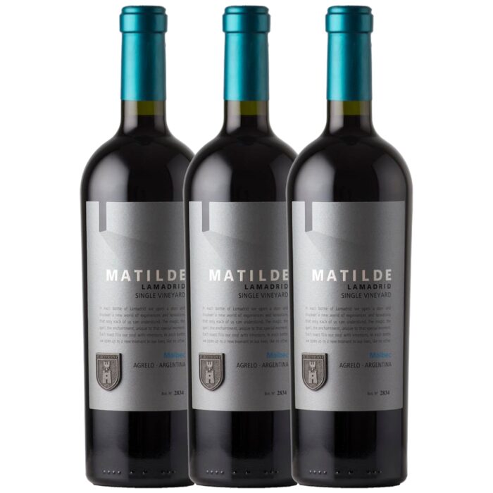 Vino Malbec Matilde Lamadrid x 3 unidades