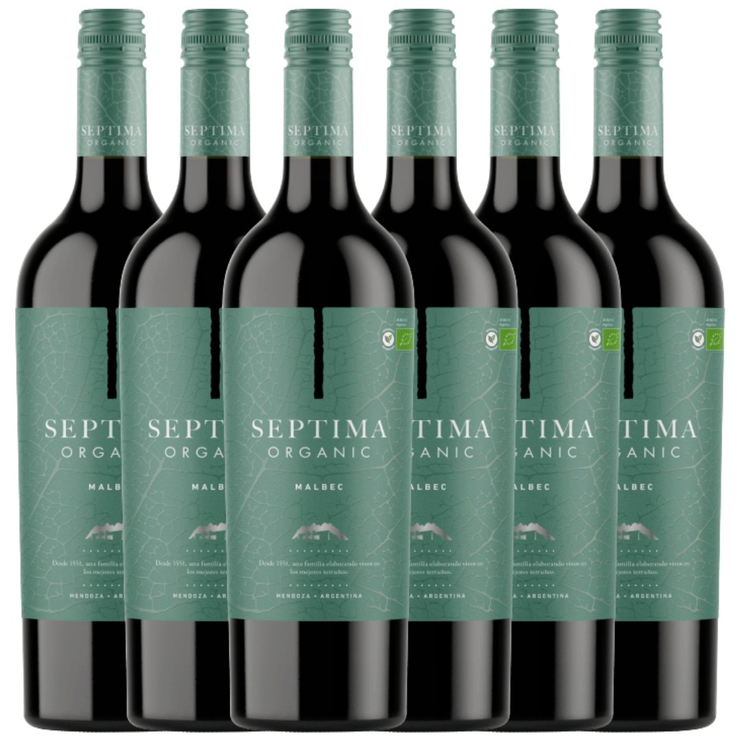 Vino Septima Emblema Orgánico Malbec x6 unidades