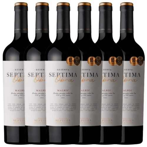 Vino Septima Obra Malbec x6 unidades