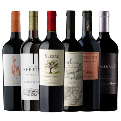 Colección Vinos Mix Cabernet Franc x 6 botellas