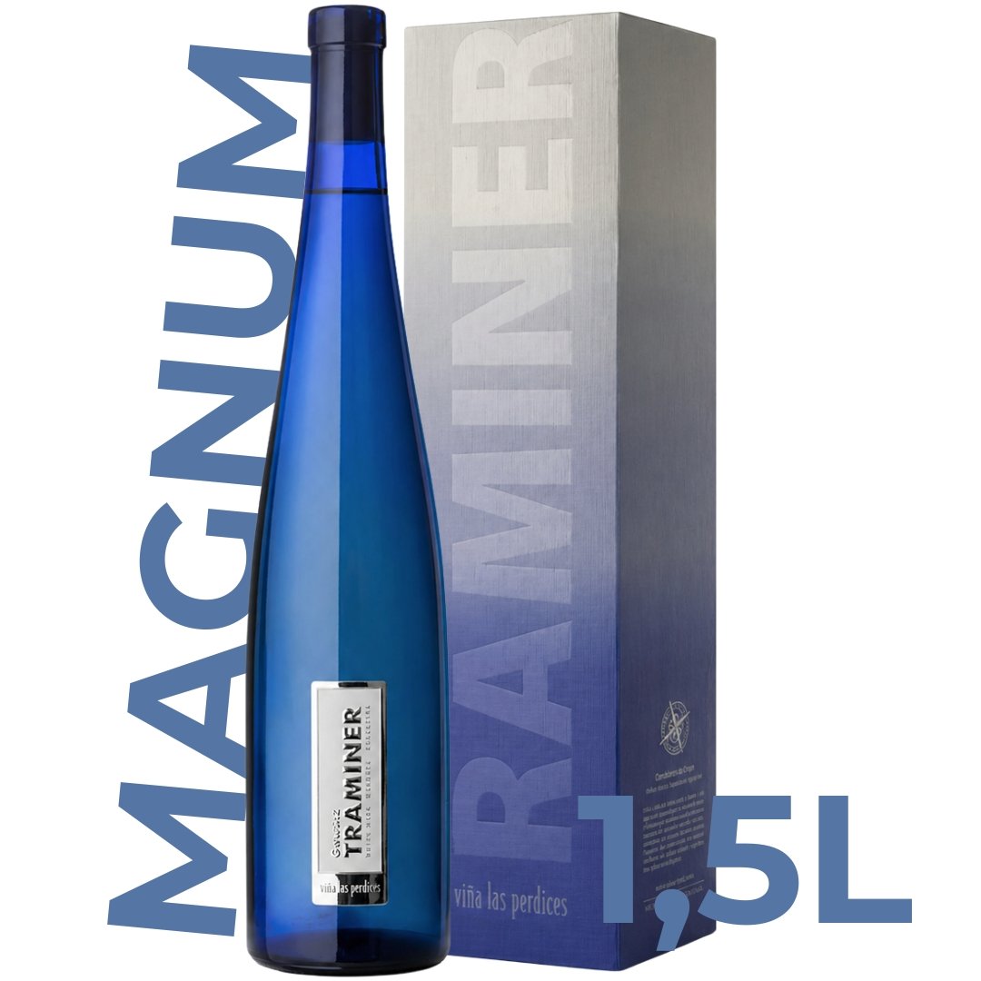 gewurztraminer exploracion magnum botella azul 1,5 litros