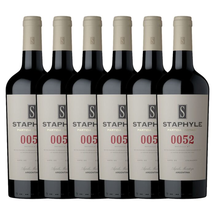 Vino Partida Limitada Malbec Staphyle x 6 unidades