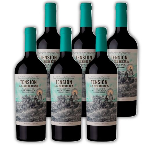 Vino Tension la Ribera Blend de Cabernet Santa Julia x 6