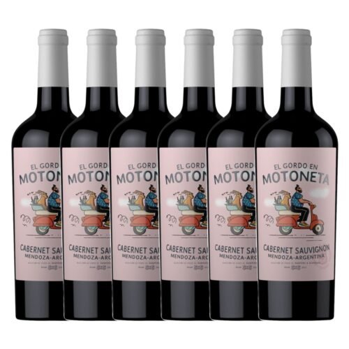 Vino El Gordo Motoneta Cabernet Sauvignon x 6 unidades