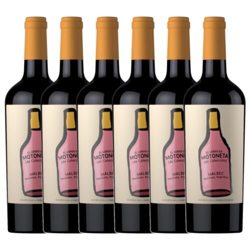 Vino El Gordo en Motoneta Malbec Coleccion x 6 unidades