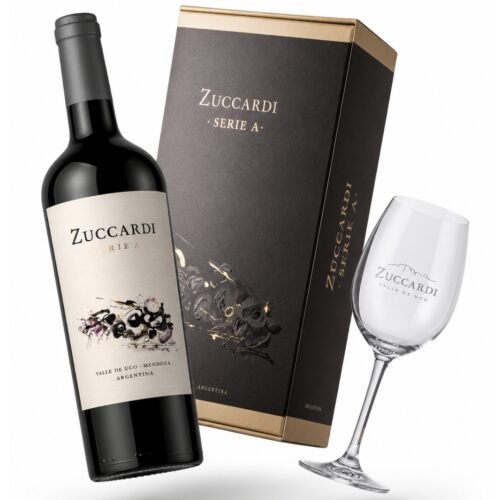 Estuche Zuccardi Serie A Malbec + Copa | Regalo
