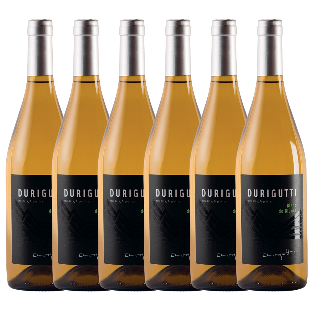 Vino Blanc de Blancs Etiqueta Negra Durigutti x 6 unidades