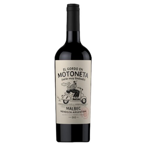 Vino El Gordo en Motoneta Malbec Serie Muy Limitada