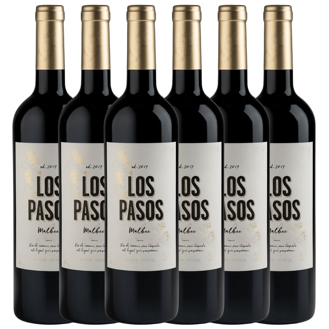 Vino Los Pasos Malbec x6 unidades