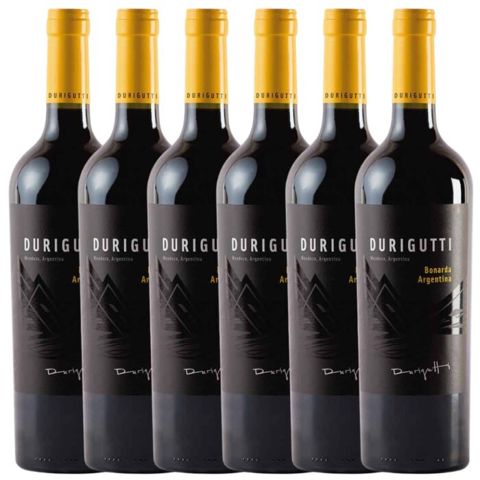 Vino Bonarda Etiqueta Negra Durigutti x 6 unidades