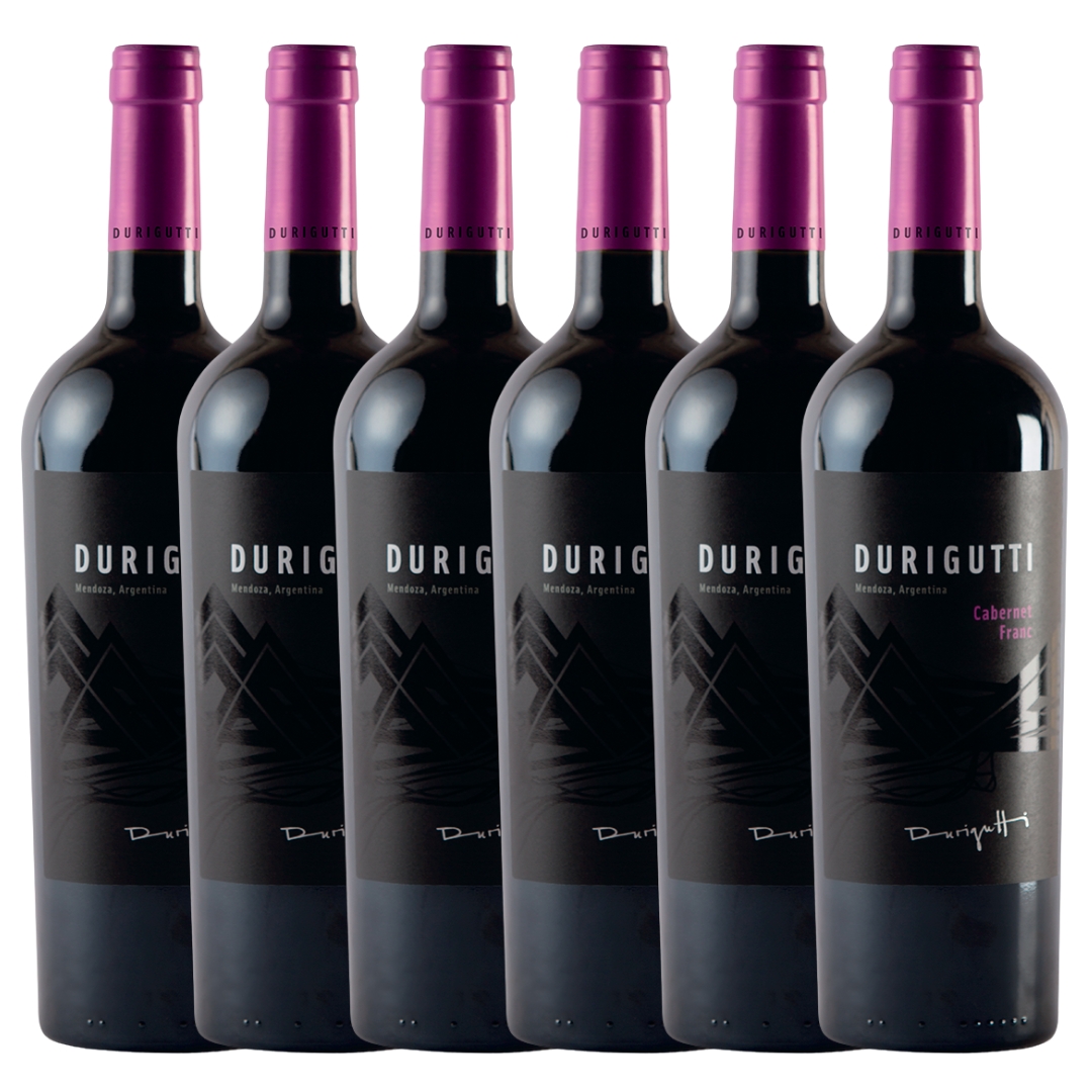 Vino Cabernet Franc Etiqueta Negra Durigutti x 6 unidades