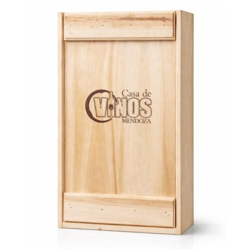 Estuche de Madera Personalizado (2 Botellas)