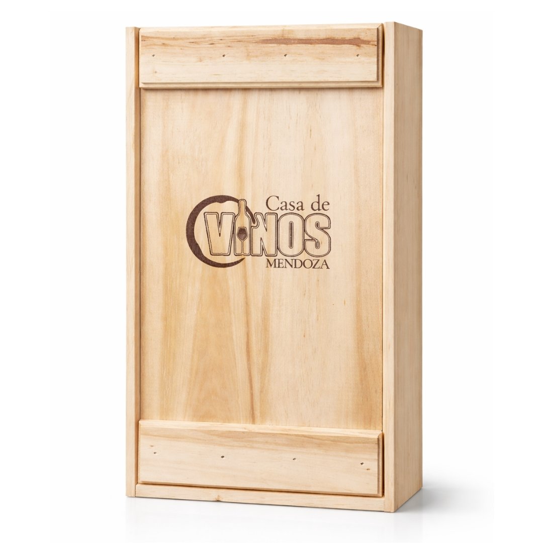 Estuche de Madera Personalizado (2 Botellas)
