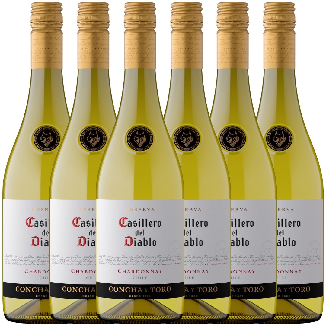 Vino Casillero del Diablo Chardonnay x6 unidades