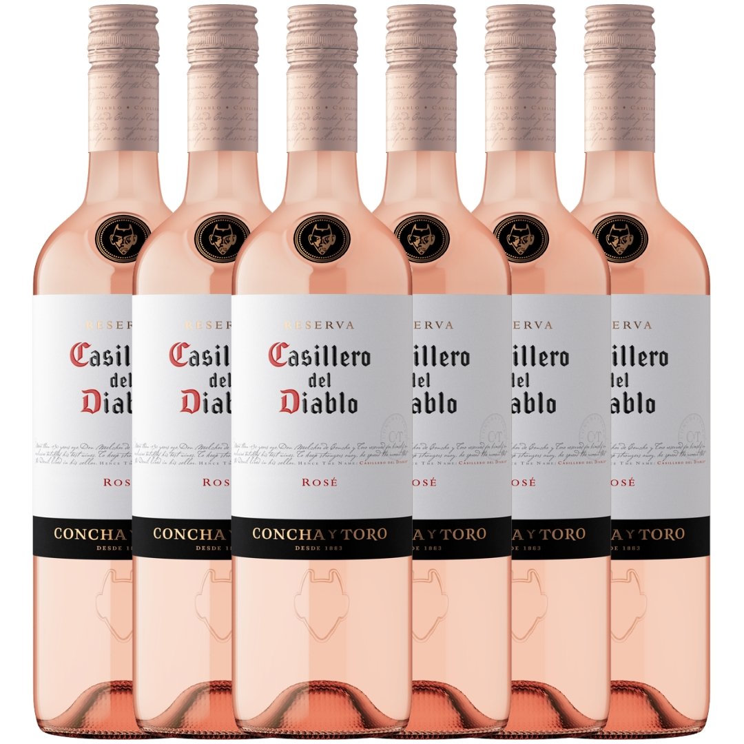 Vino Casillero del Diablo Rosado x6 unidades