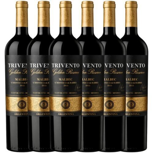 Vino Trivento Golden Reserva Malbec x6 unidades