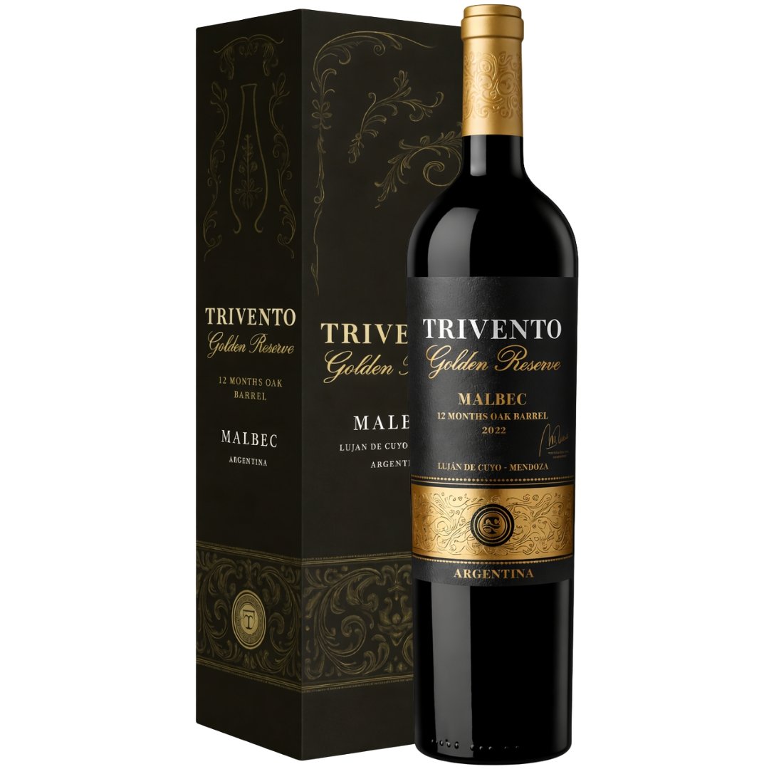 Vino Trivento Golden Reserve Malbec con Estuche