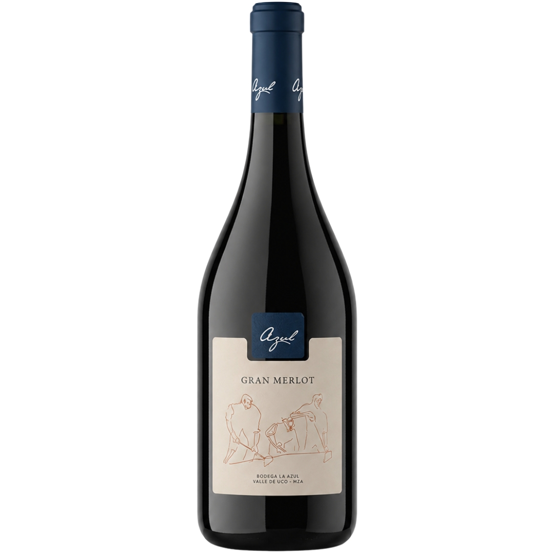 Vino La Azul Gran Merlot 750ml