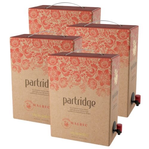 Bag in Box Vino Partridge Malbec x4 unidades