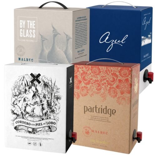 Mix Bag in Box 3L x4: La Azul, Cordero, Partridge y Las Perdices Reserva