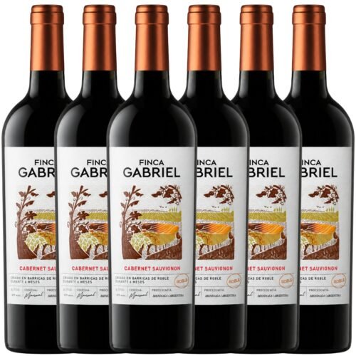 Vino Finca Gabriel Cabernet Sauvignon 750ml x6 unidades