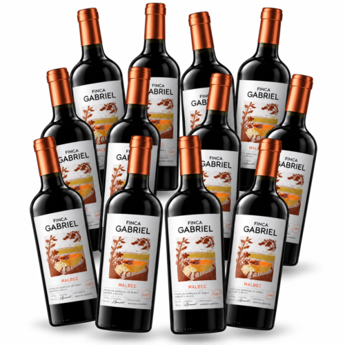 Vino Finca Gabriel Malbec 750ml x12 unidades