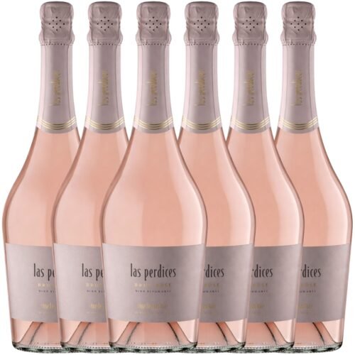 espumante perdices brut rose x6 pack botellas