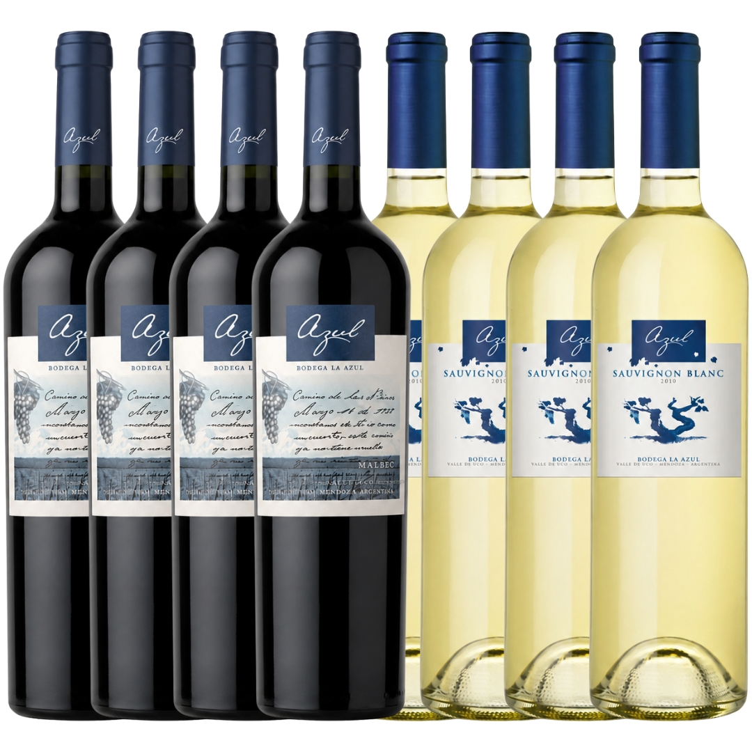 Mix La Azul Clásico x8 Malbec & Sauvignon Blanc
