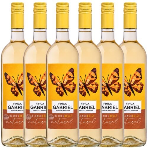 Vino Finca Gabriel Blanco Dulce Natural 750ml x6 unidades