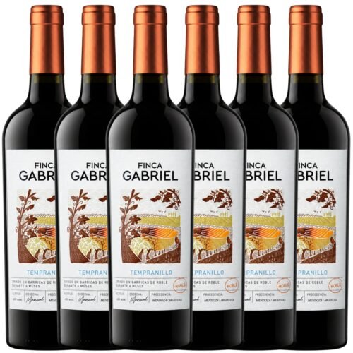 Vino Finca Gabriel Tempranillo 750ml x6 unidades