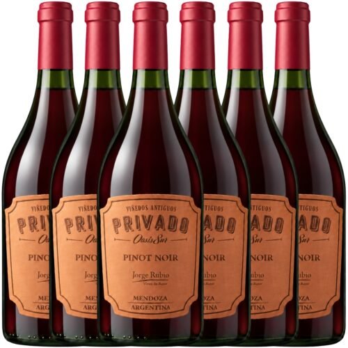 Vino Jorge Rubio Privado Oasis Sur Pinot Noir 750ml x6 unidades