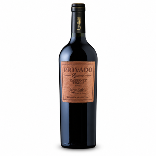 Vino Jorge Rubio Privado Reserva Cabernet Franc 750ml | Etiqueta de Cuero