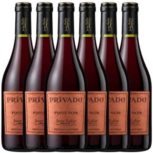 Vino Jorge Rubio Privado Reserva Pinot Noir 750ml x6 unidades