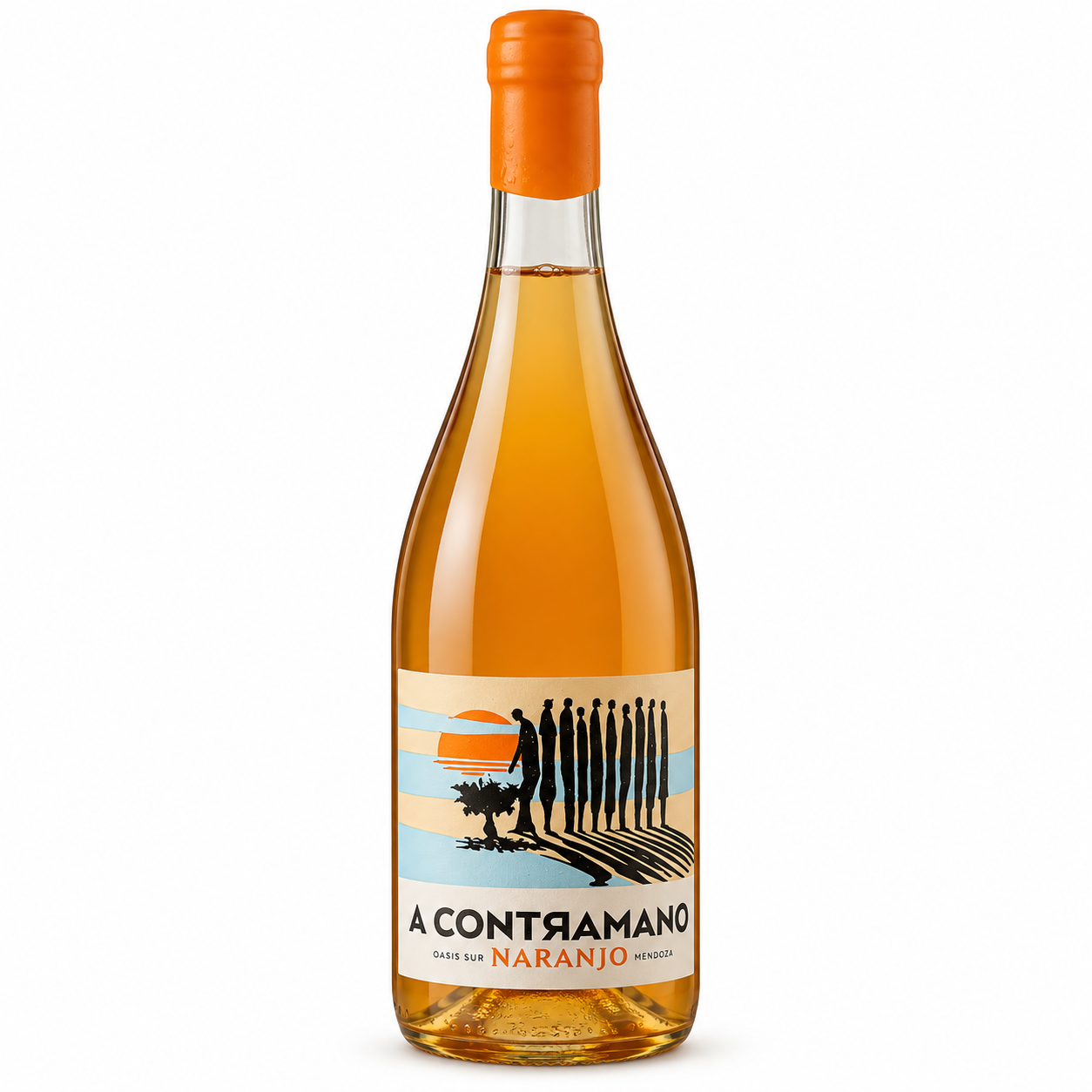 Vino Naranjo Jorge Rubio A Contramano Moscatel Rosado 750ml