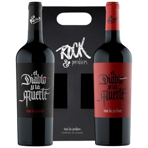 Estuche Mix Vino El Diablo Y La Muerte