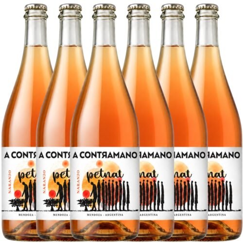 Pet Nat Jorge Rubio A Contramano Naranjo 750ml x6 unidades