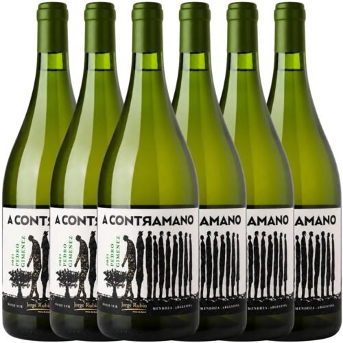 Vino Jorge Rubio A Contramano Pedro Giménez 750ml x6 unidades