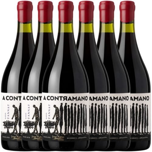 Vino Jorge Rubio A Contramano Tannat 750ml x6 unidades