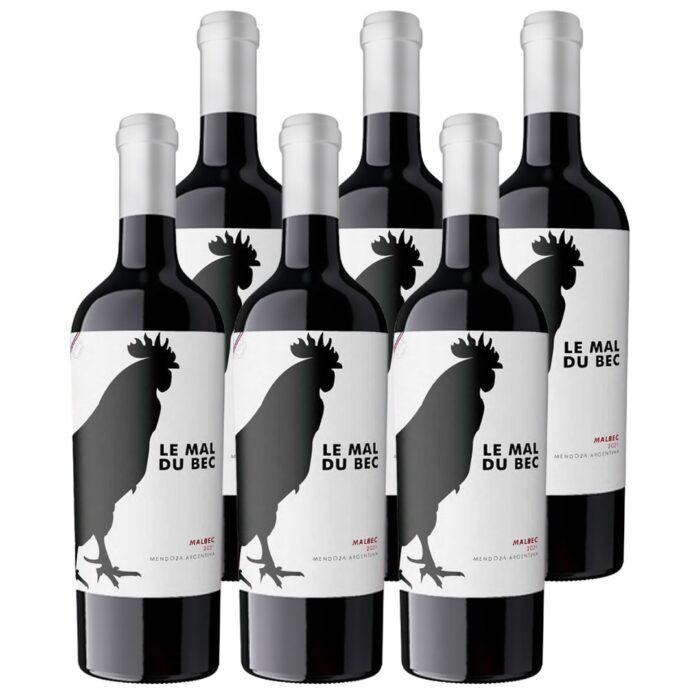 Vino Le Mal Du Bec Malbec x 6 unidades