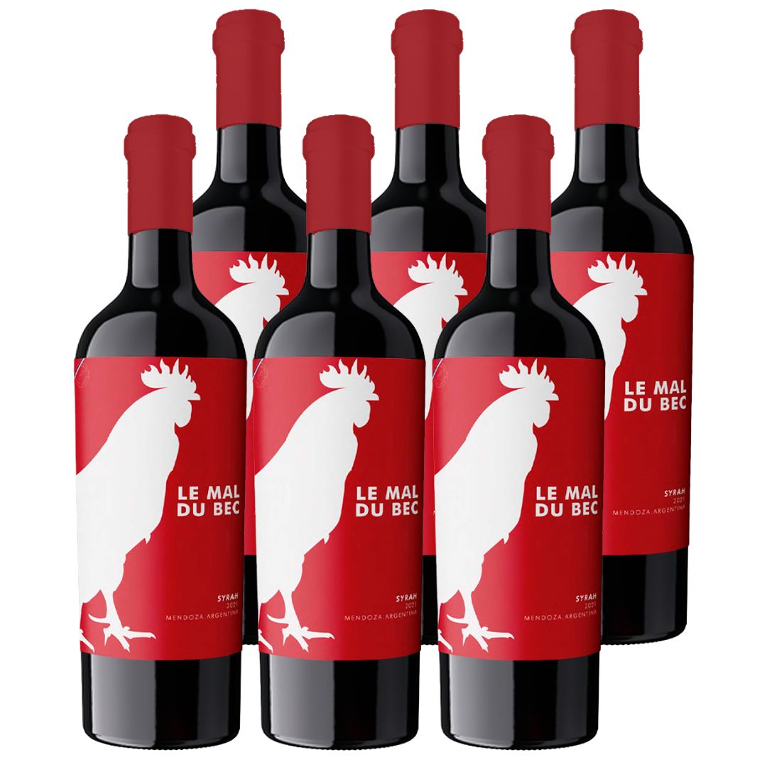 Vino Le Mal Du Bec Syrah x 6 unidades