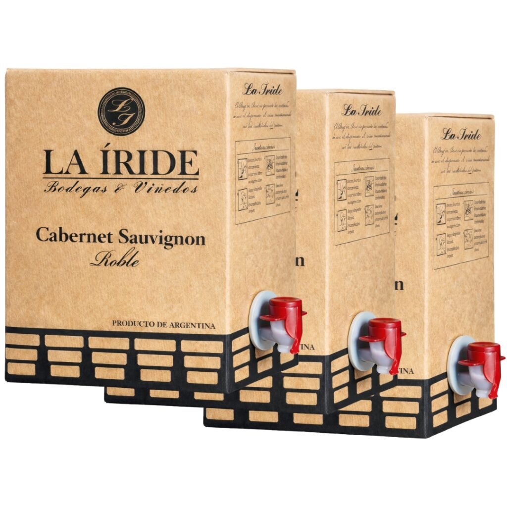 Vino La Iride Cabernet Sauvignon Bag In Box x3 unidades