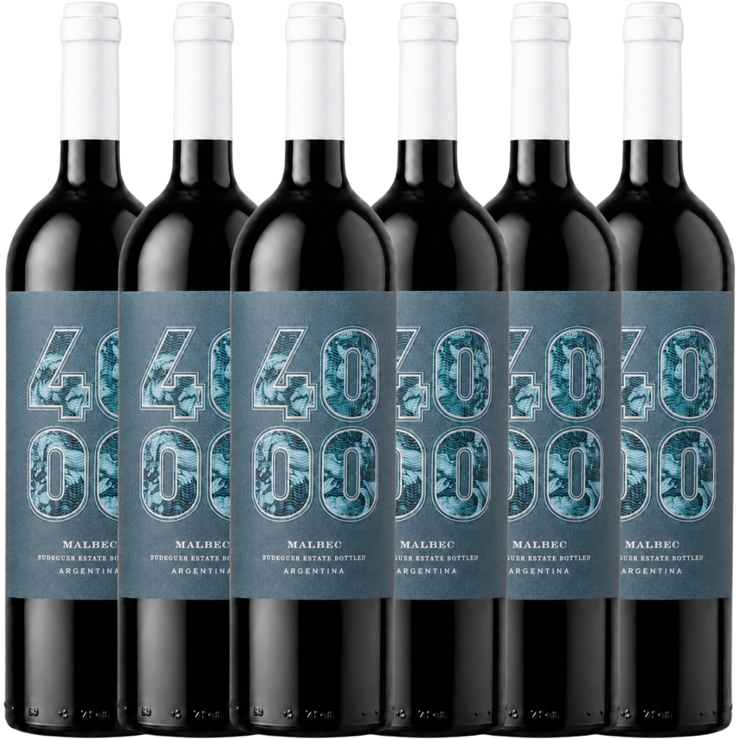 Caja Budeguer 4000 Reserva Malbec x6 unidades