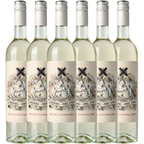 Vino Cordero con Piel de Lobo Dulce Natural Blanco x6 unidades