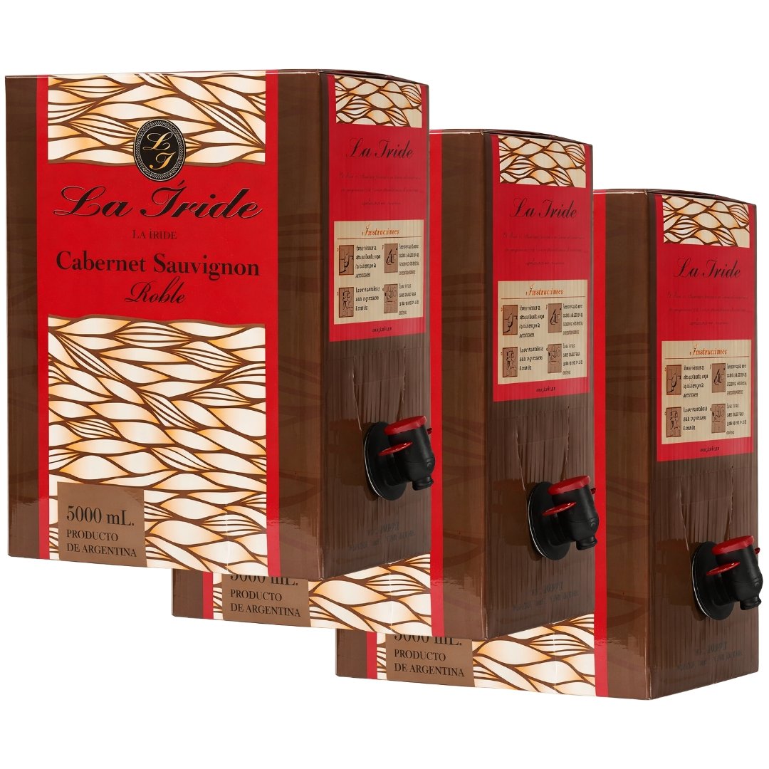 Vino La Iride Premium Cabernet Sauvignon Bag in Box x3